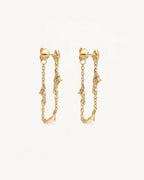 By Charlotte - Drift Chain Earrings