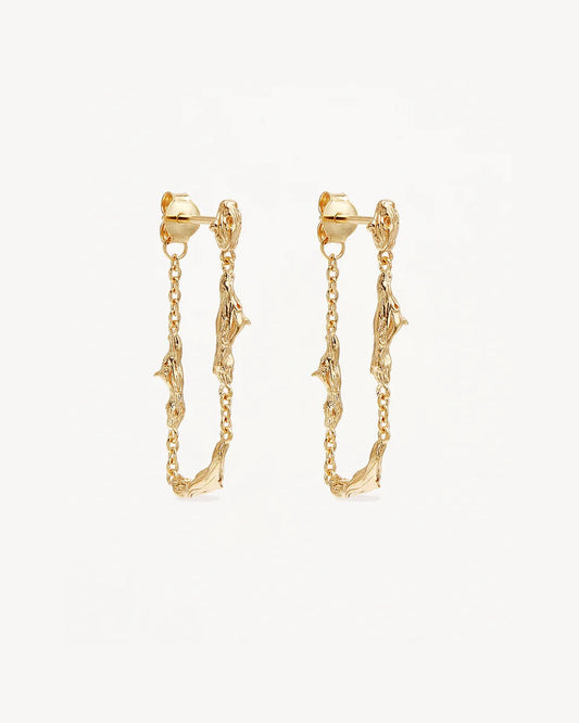 By Charlotte - Drift Chain Earrings