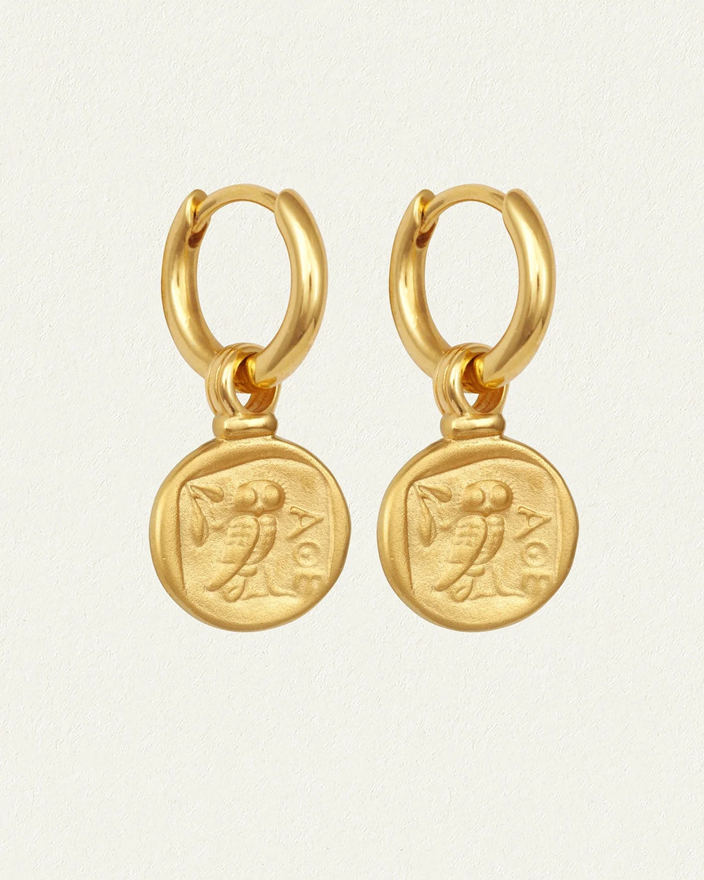 Temple Of The Sun - Palas Drop Earrings - Gold