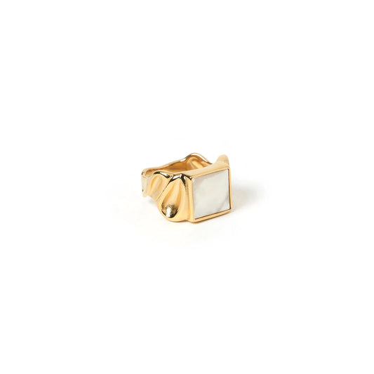 Arms Of Eve - Fez Pearl Ring - Gold