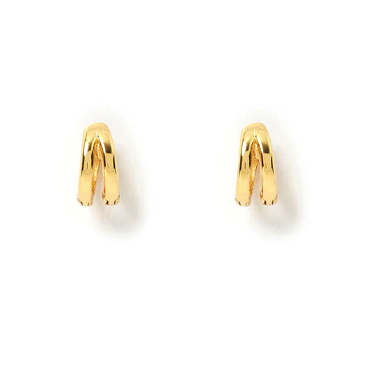 Arms Of Eve - Jean Huggie Earrings- Gold