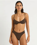 Bond Eye - Olivia Brief - Walnut Lurex Micro