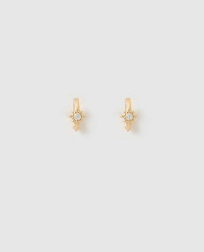 Arms Of Eve - Nova Huggie Earrings- Gold