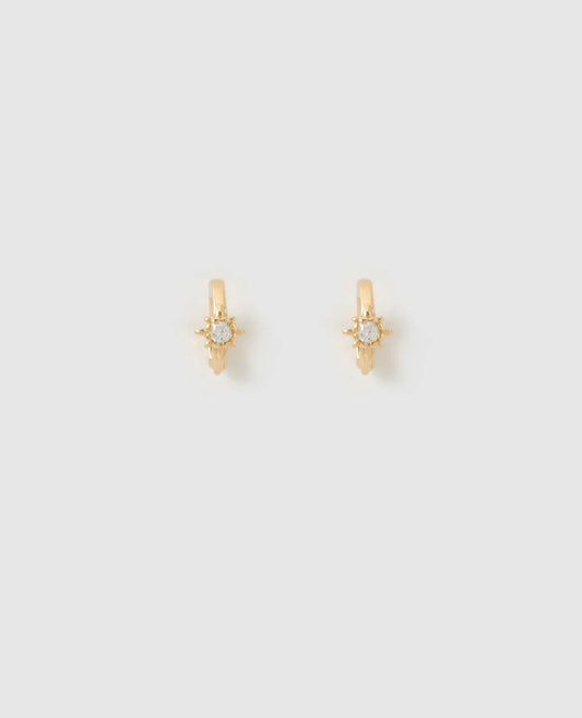 Arms Of Eve - Nova Huggie Earrings- Gold