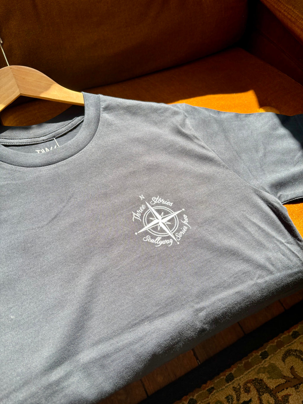 Three Stories - Tall Ship Tee - Navy