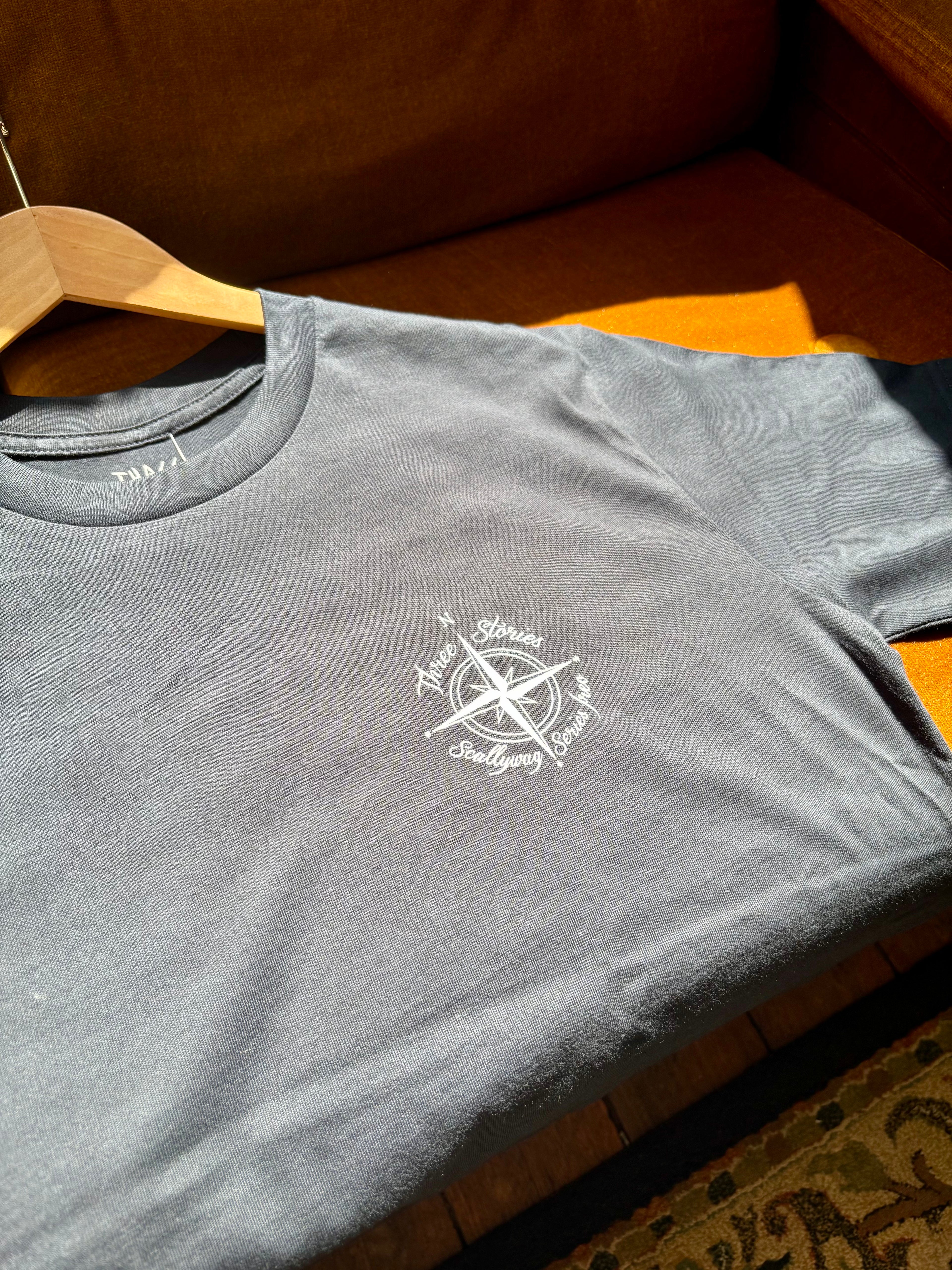 Three Stories - Tall Ship Tee - Navy