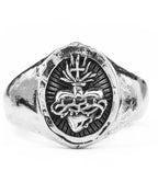 Lox & Chain - Sacred Heart Ring
