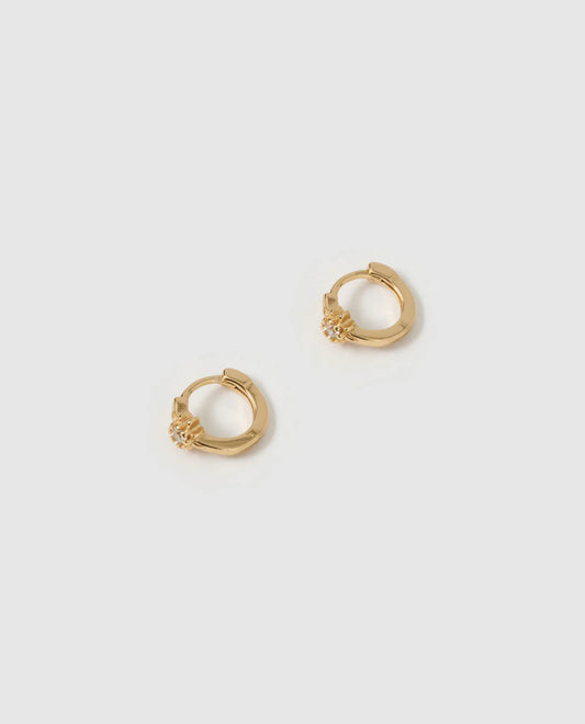 Arms Of Eve - Nova Huggie Earrings- Gold