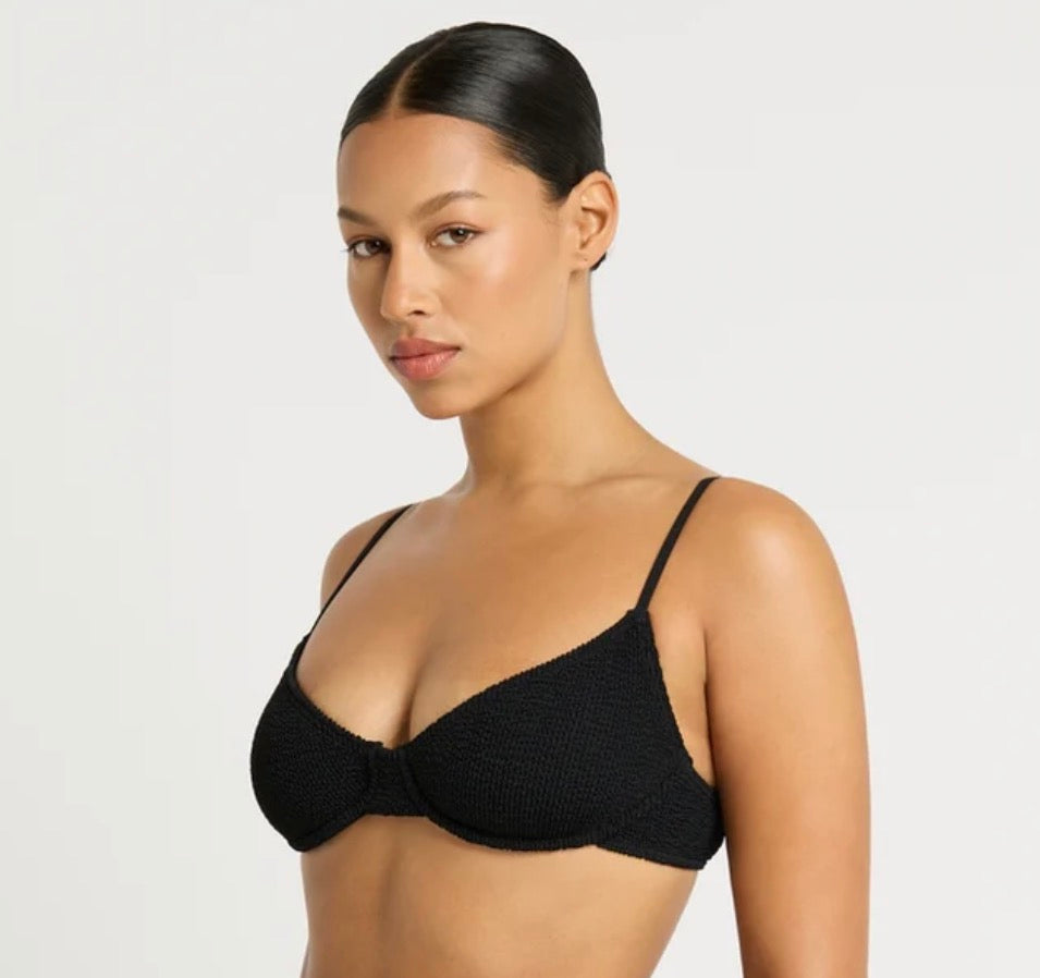 Bond-Eye Swim - Gracie Balconette - Black Eco