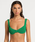 Bond-Eye Swim - Levi Balconette - Emerald Shimmer