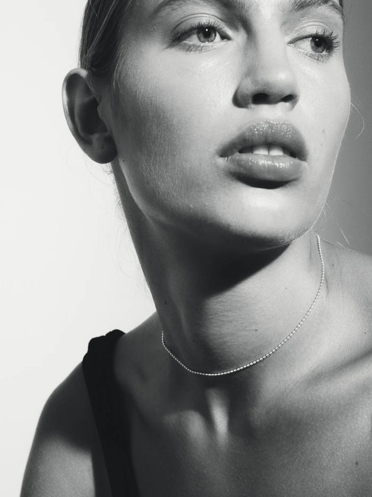Temple Of The sun - Glimmer Choker Silver