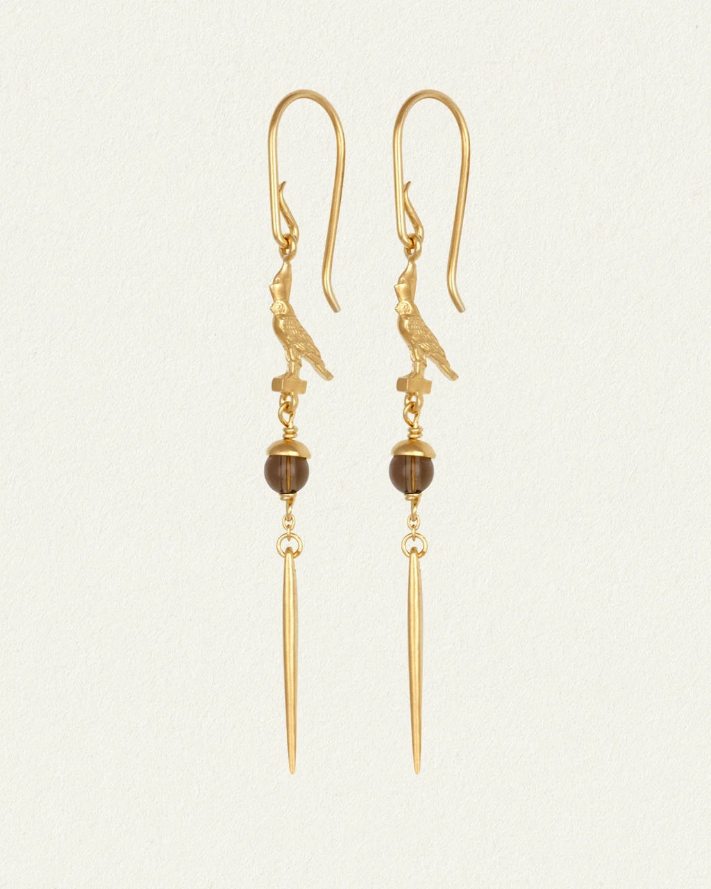 Temple Of The Sun - Ray Earrings - Gold