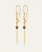 Temple Of The Sun - Ray Earrings - Gold