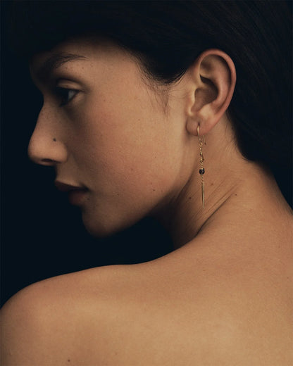 Temple Of The Sun - Ray Earrings - Gold