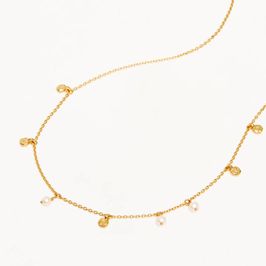 By Charlotte - Endless Grace Pearl Choker - Gold