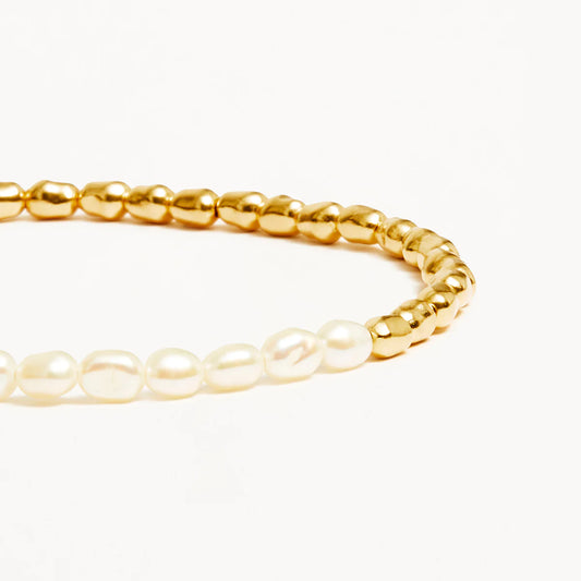 By Charlotte - By Your Side Pearl Bracelet - Gold