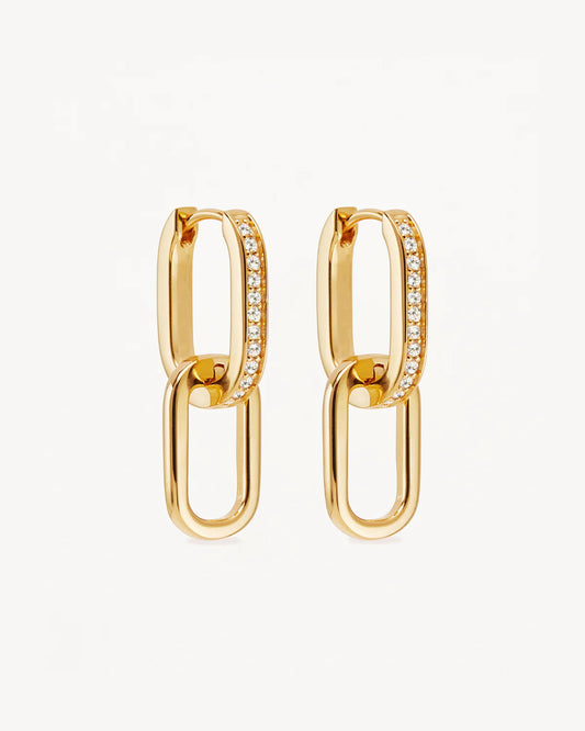 By Charlotte - Connect Deeply Hoops - Gold