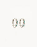 By Charlotte - Magic of Eye Hoops - Silver