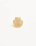 By Charlotte - By The Shore Shell Stud Earrings - Gold