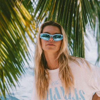 Childe - TOMB Pearl Sky Blue | Grey Polarised Blue Chrome Mirror Bio Lens