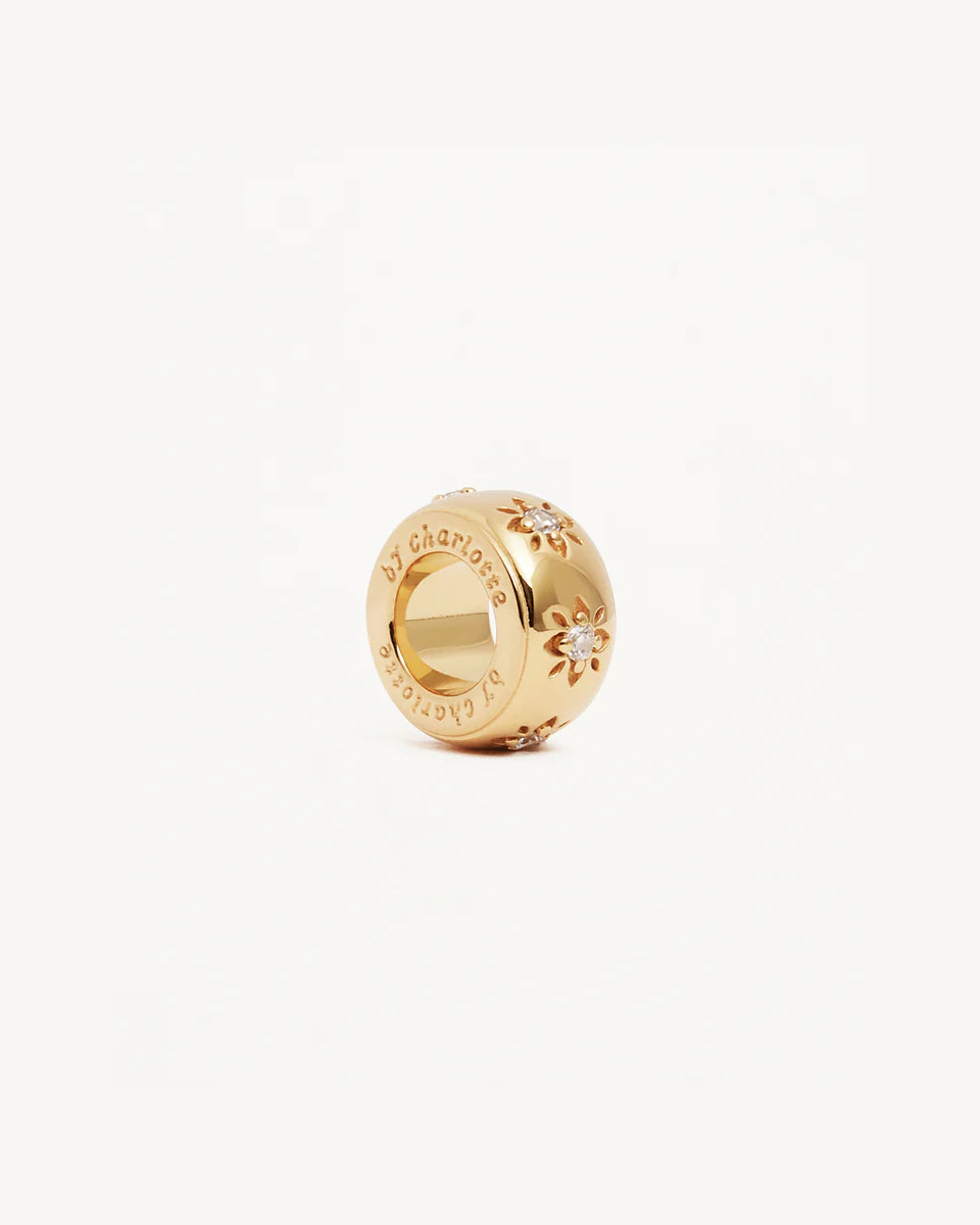 By Charlotte - New beginnings Lotus Petal Charm + chain- Gold