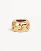 By Charlotte - New beginnings Lotus Petal Charm + chain- Gold