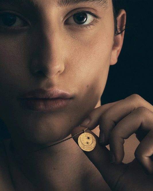 Temple Of The Sun - Celeste Necklace - Gold