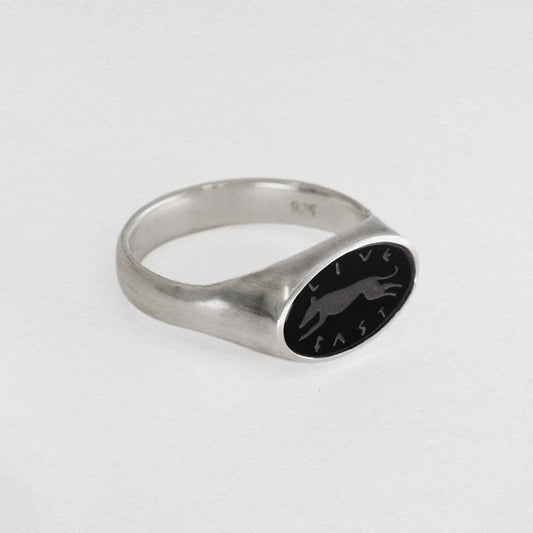 Sue The Boy - Live Fast Ring - Silver