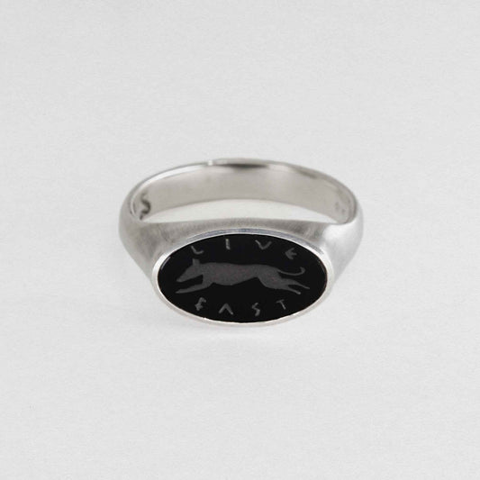 Sue The Boy - Live Fast Ring - Silver
