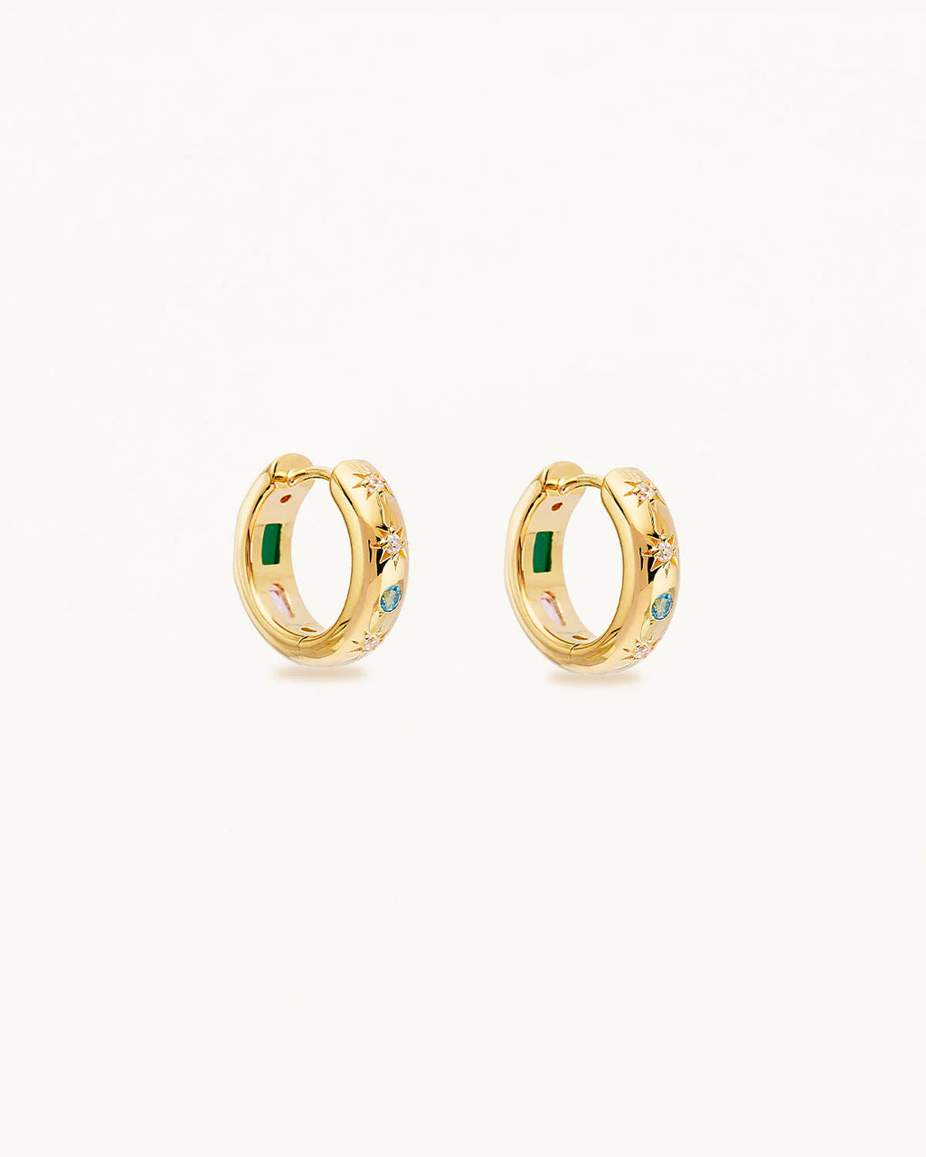 By Charlotte - Connect To The Universe Hoops - Gold