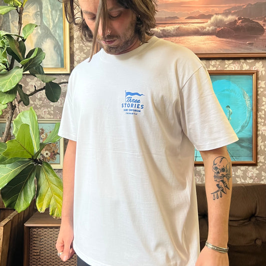 Three Stories - FisherMAN Minus Tee - White
