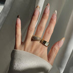 Arms Of Eve - Yang Signet Ring - White/Gold