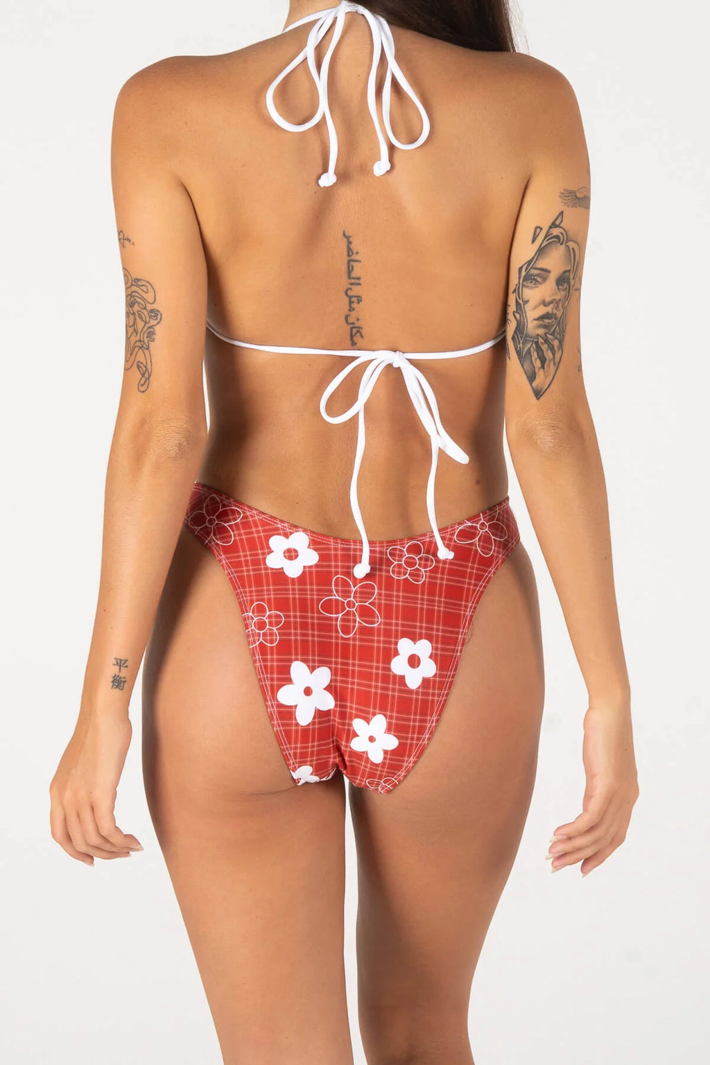 Inner Relm - Too Busy Top & She Cute Bottoms - Gingham Red