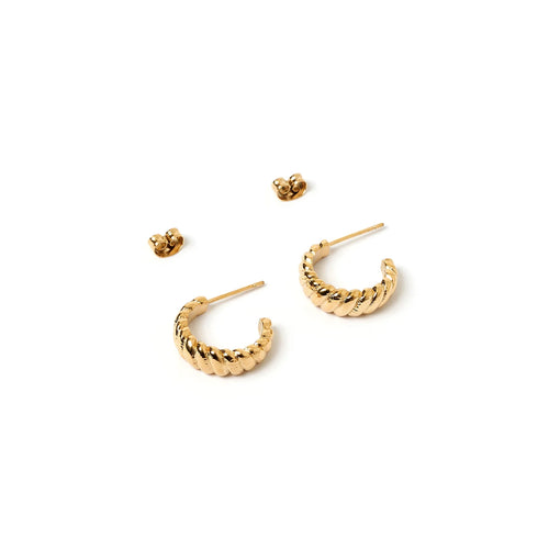 Arms Of Eve - Lulu Hoop Earrings - Gold