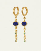 Temple Of The Sun - Lazuli Earrings Gold