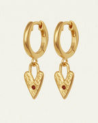 Temple Of The Sun - Lover Earrings - Gold
