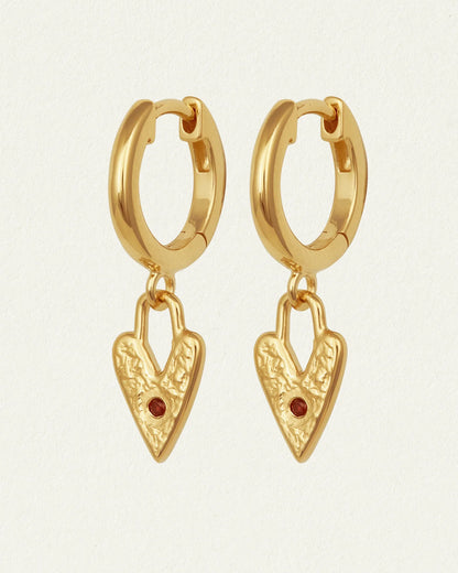 Temple Of The Sun - Lover Earrings - Gold