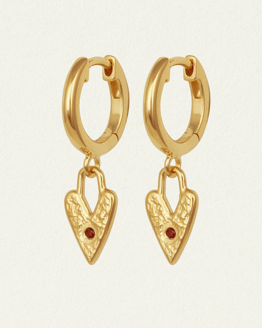 Temple Of The Sun - Lover Earrings - Gold