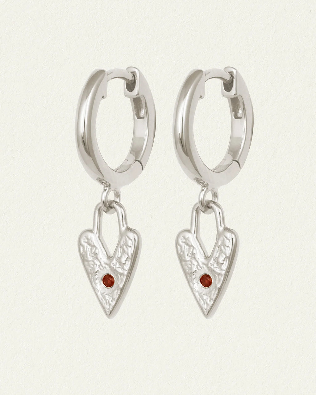 Temple Of The Sun - Lover Earrings - Silver