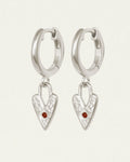 Temple Of The Sun - Lover Earrings - Silver