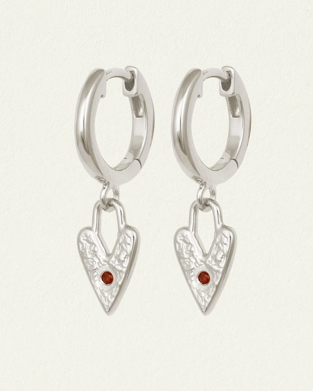 Temple Of The Sun - Lover Earrings - Silver