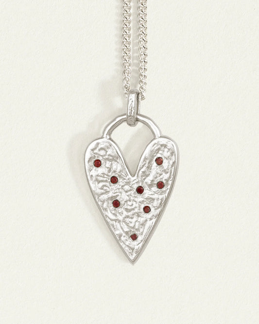 Temple Of The Sun - Lover Necklace - Silver