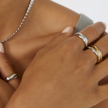 Arms Of Eve - Sasha Trio Ring - Two Tone