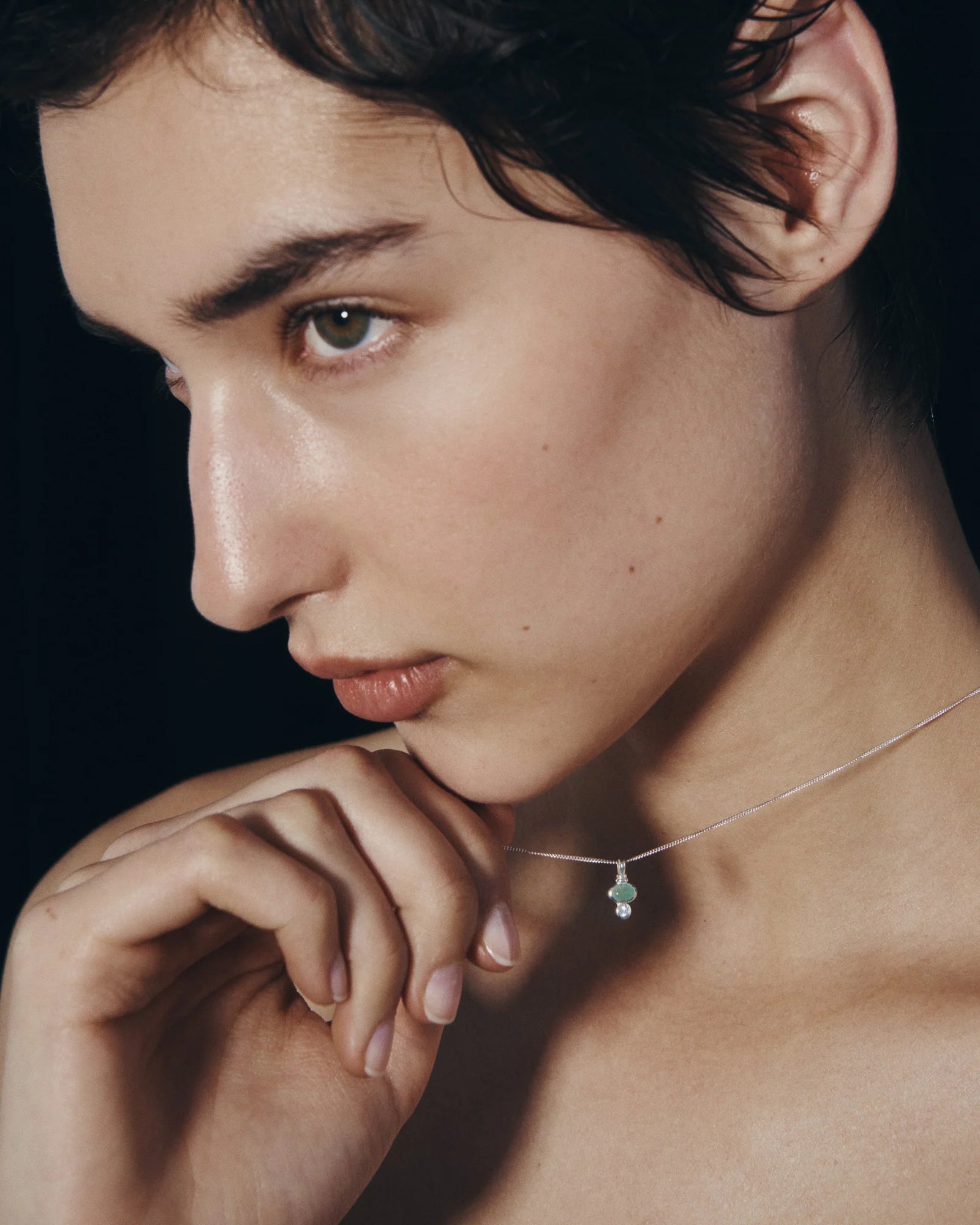 Temple Of The Sun - Ma Necklace - Silver