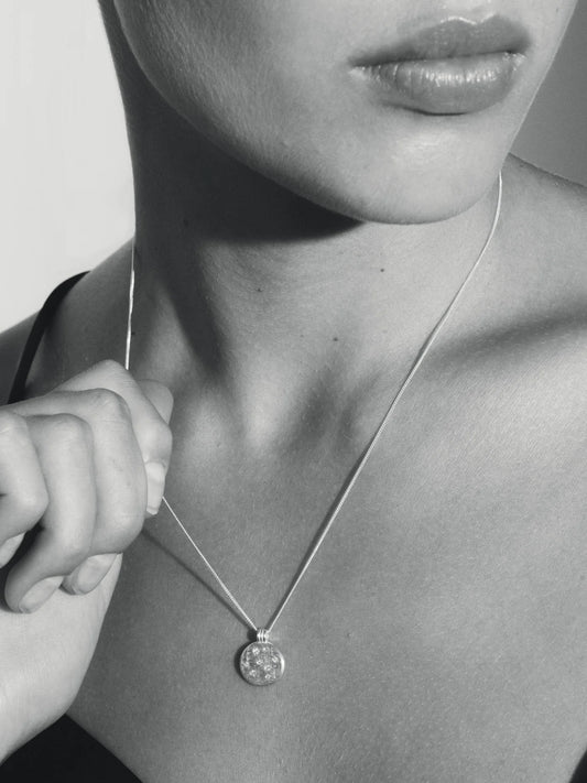 Temple Of The sun - Nebula Necklace Silver