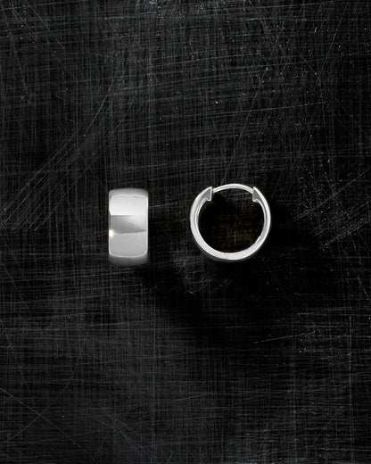 Temple Of The Sun - Nyla Hoops Silver