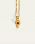 Temple Of The Sun - Pomegranate Necklace - Gold