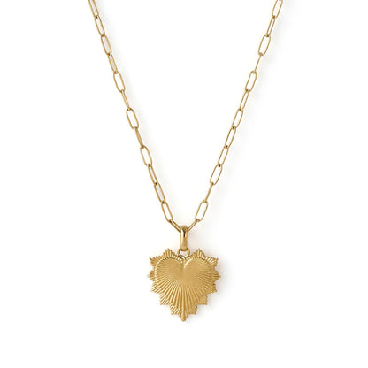 Arms Of Eve - Queen Of Hearts Gold Necklace