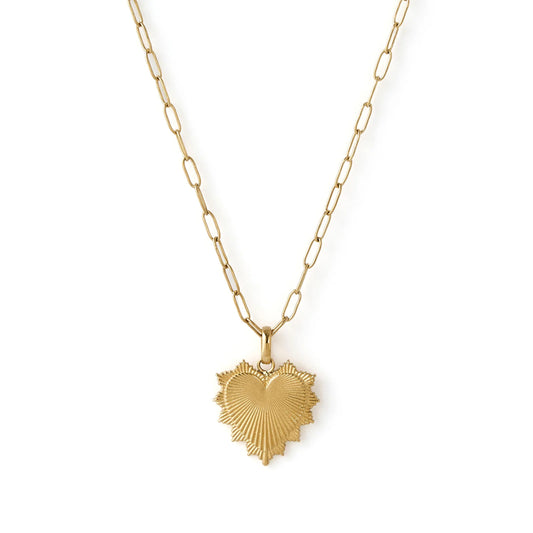 Arms Of Eve - Queen Of Hearts Gold Necklace