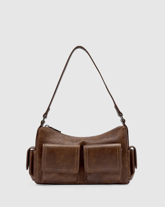 Brie Leon - Rae Pocket Bag Mini-Worn Chocolate